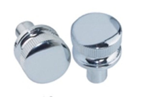 Polished Chrome Valve Cover Knurled Nut Set