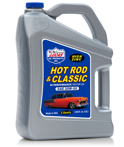 Lucas Classic Car 20W-50 Motor Oil 5 Qt